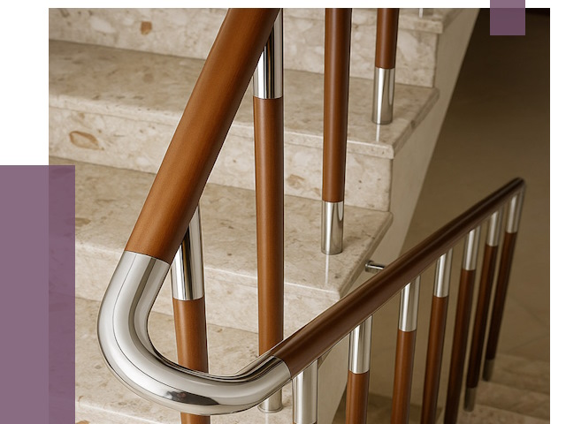 Монтаж поручней в Альметьевске от 9861 руб. монтаж под ключ | ПРОЛЁТ-Льм