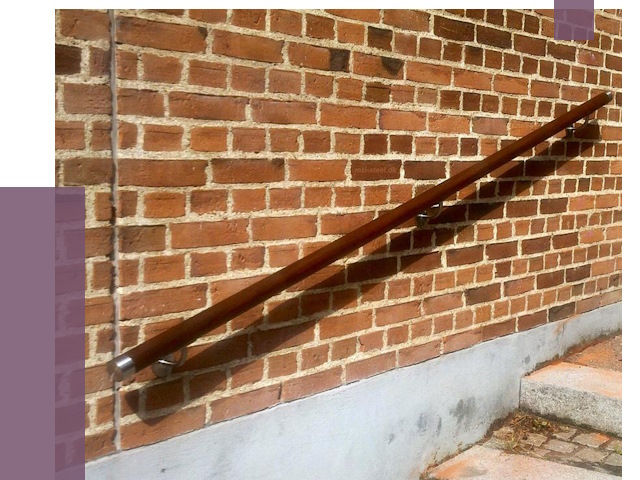 Изготовление пристенных поручней в Альметьевске от 4515 руб. — ПРОЛЁТ-Льм