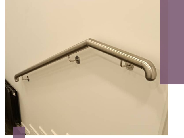 Изготовление пристенных поручней в Альметьевске под ключ за сроки