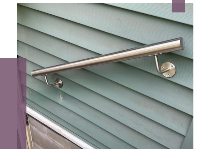 Поручни из нержавеющей стали в Альметьевске от 7785 руб.  | ПРОЛЁТ-Льм